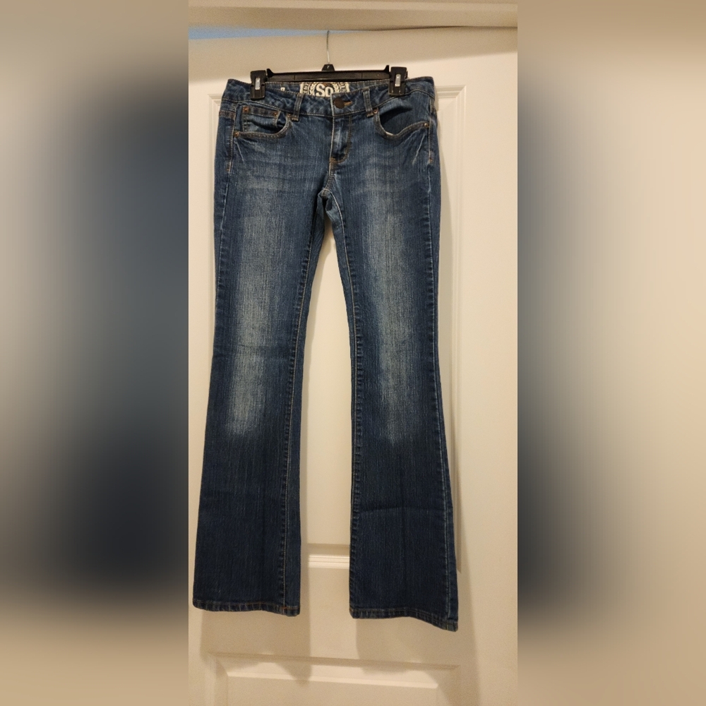 SO Stylish Blue Flare Juniors Jeans